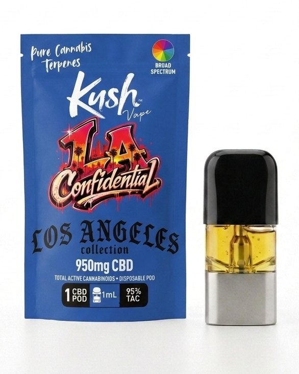 Kush LA Confidential pod and pouch